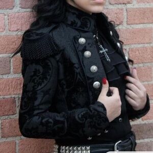 Shrine of Hollywood Toreador Jacket - Black Tapestry